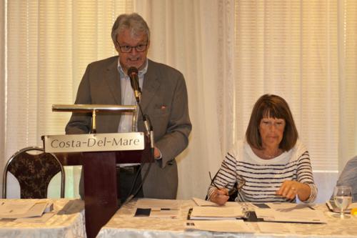Président d'élection avec Françoise Laporte